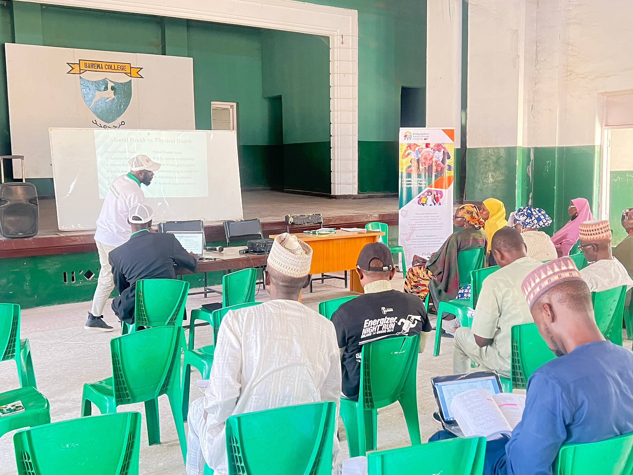 Teachers and management outreach at Barewa College Zaria