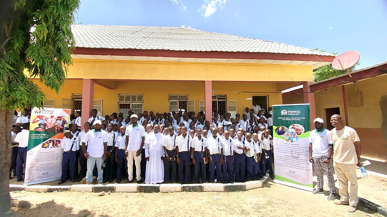 Students outreach at St. Joseph Minor Seminary, Zaria